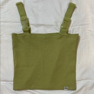 Green Strap Tank Top